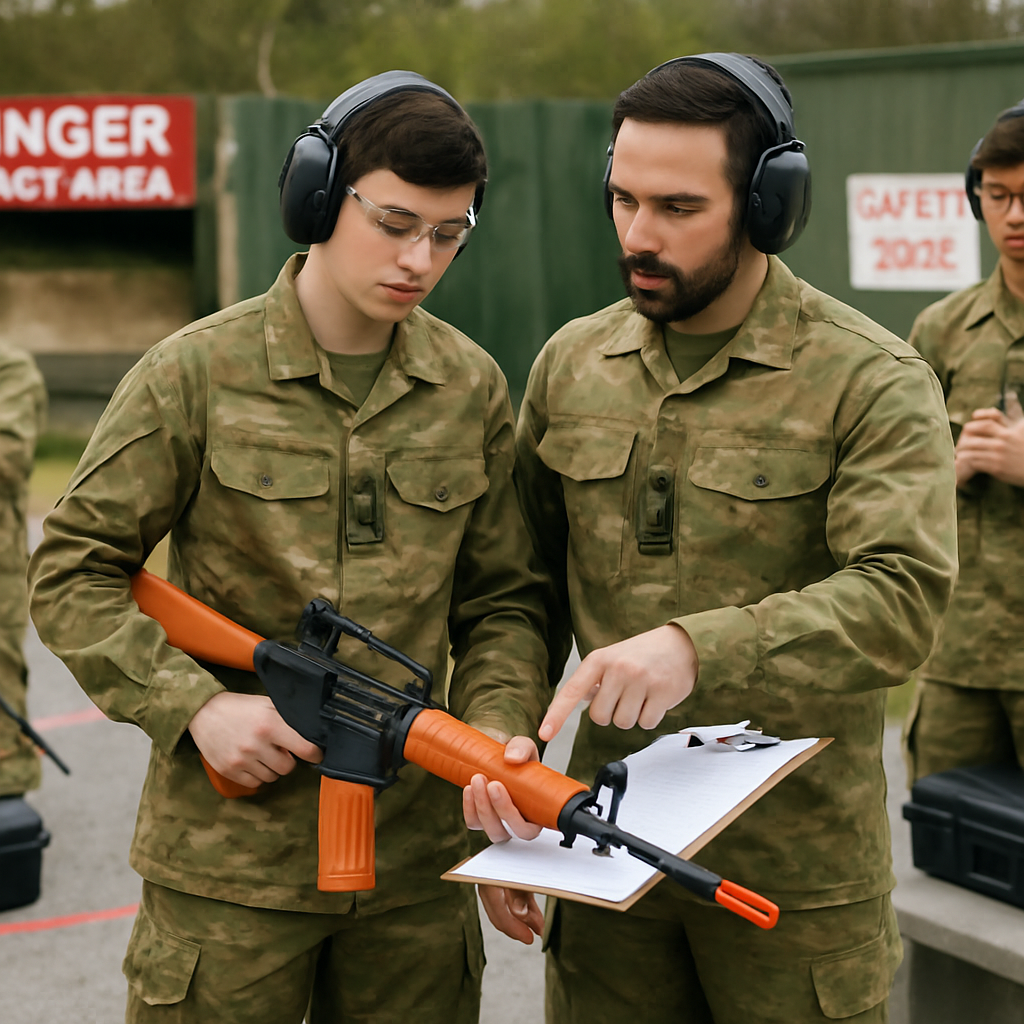 Waffenhandhabung und Sicherheitsregeln bei Eglinton Army Cadets