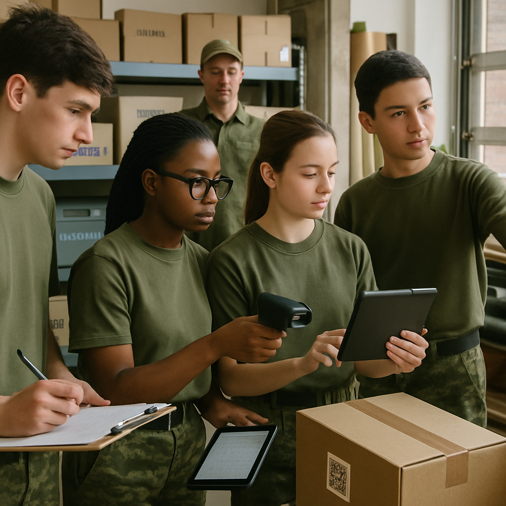 Warenlogistik und Versorgung bei den Eglinton Army Cadets