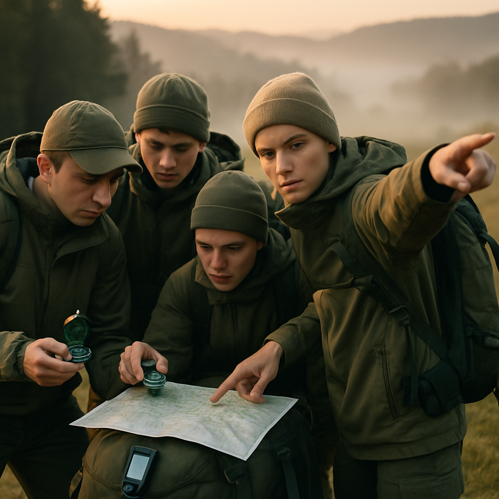 Cadet Geländetraining Orientierung & Navigation Eglinton Cadets