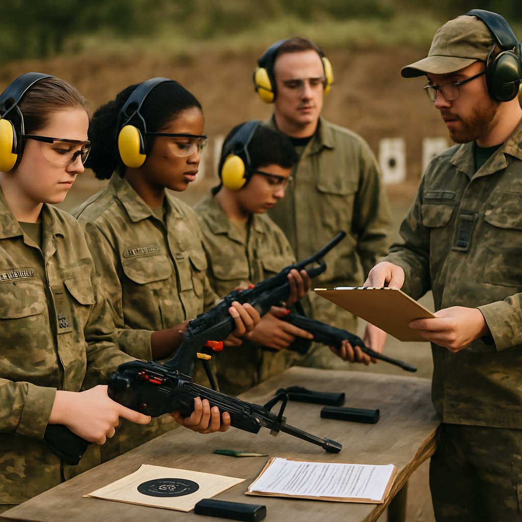 Schießtechnik und Sicherheit bei den Eglinton Army Cadets