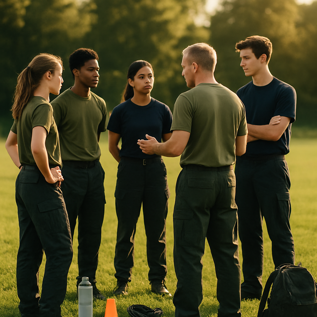 Grundausbildung und Grundlagen im Eglinton Army Cadets